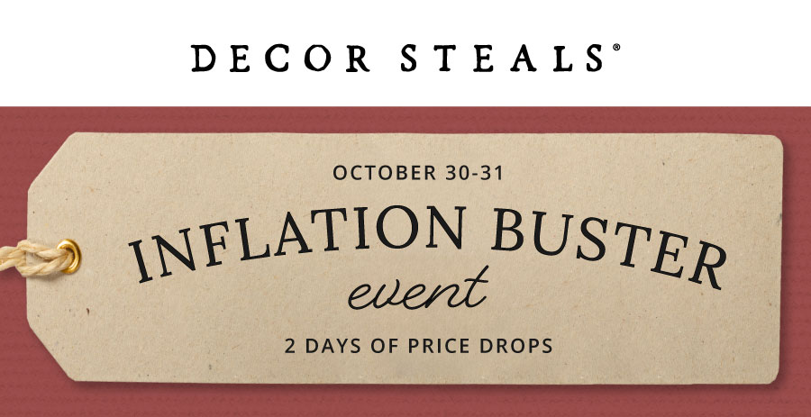 Today's Steals at Decor Steals