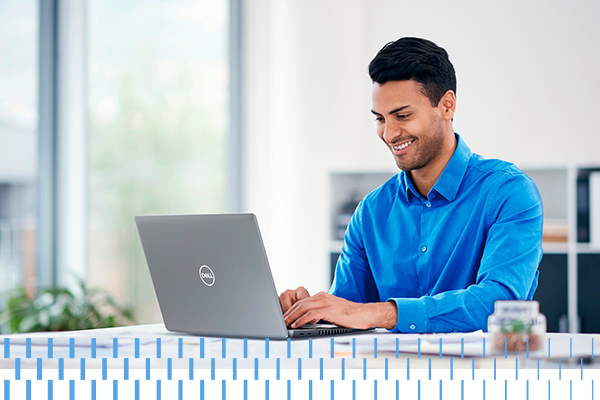 Young Businessman Working in a Modern Office