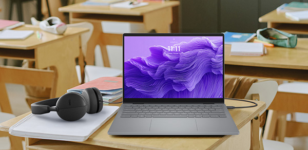 Laptop in a Classroom Setting