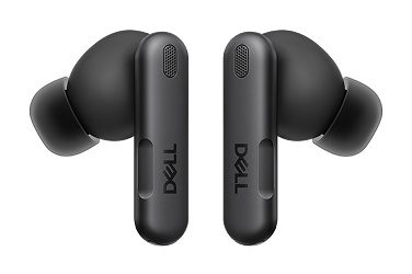 A pair of Dell Pro Plus ANC Earbuds.