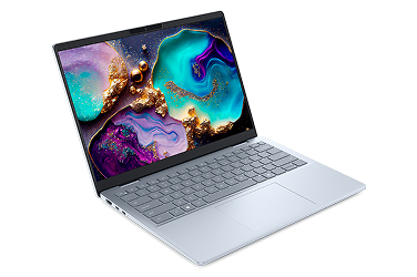 A Dell 14 Plus laptop computer.
