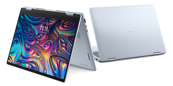A Dell 14 Plus 2 in 1 touch laptop.