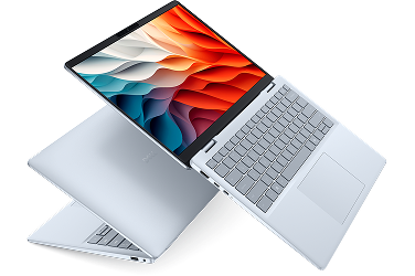 Two Dell 14 Plus Laptop computers.