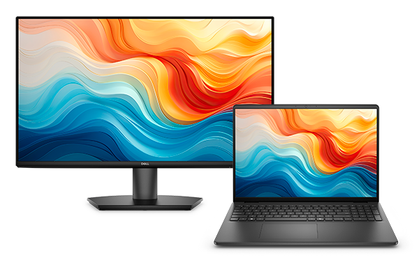 Dell 27 Monitor - SE2726H & Dell 16 Laptop