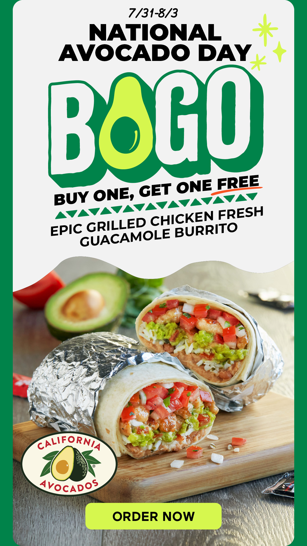 Avocado BOGO