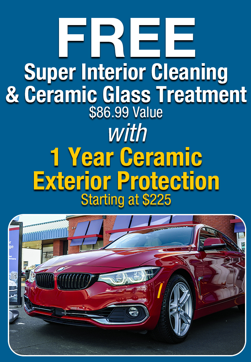 free super interior cleaning with 1 year ceramic