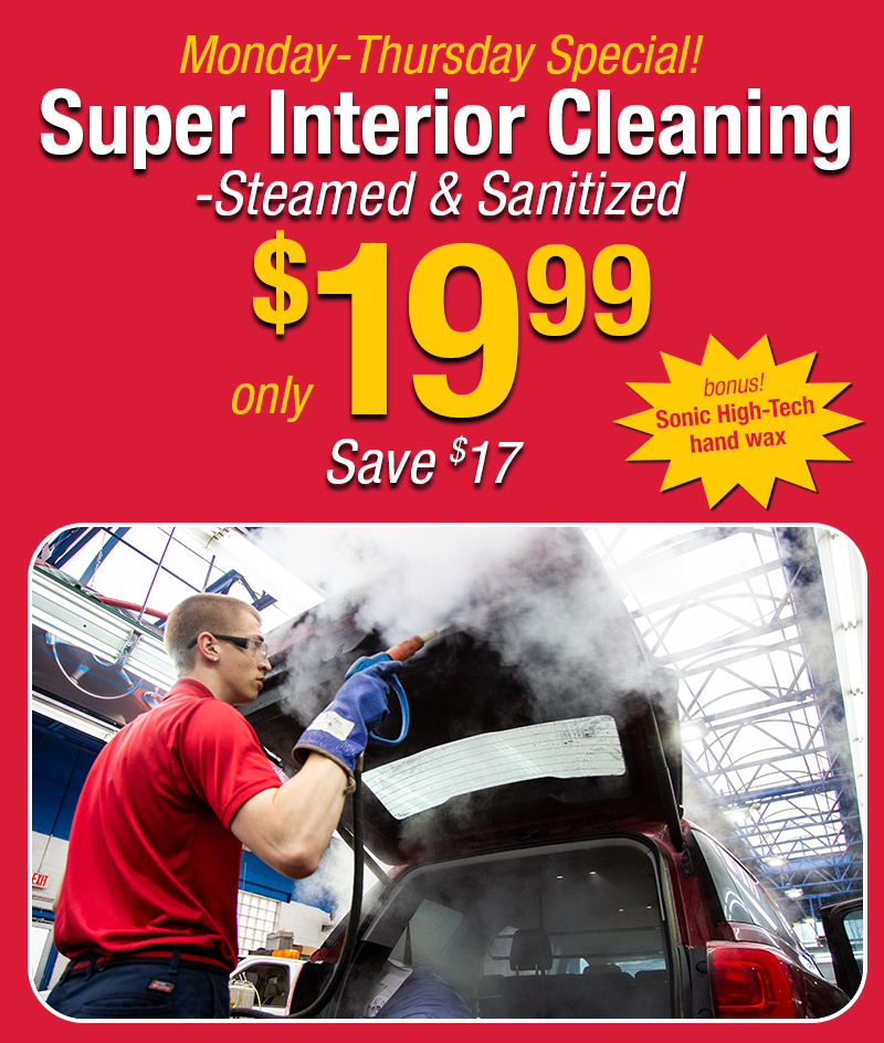 super interior cleaning $19.99