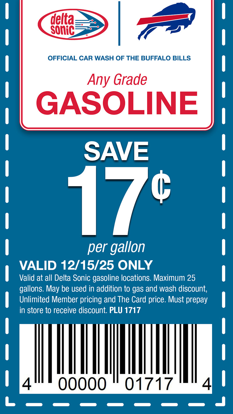 17 cents off a gallon of gas