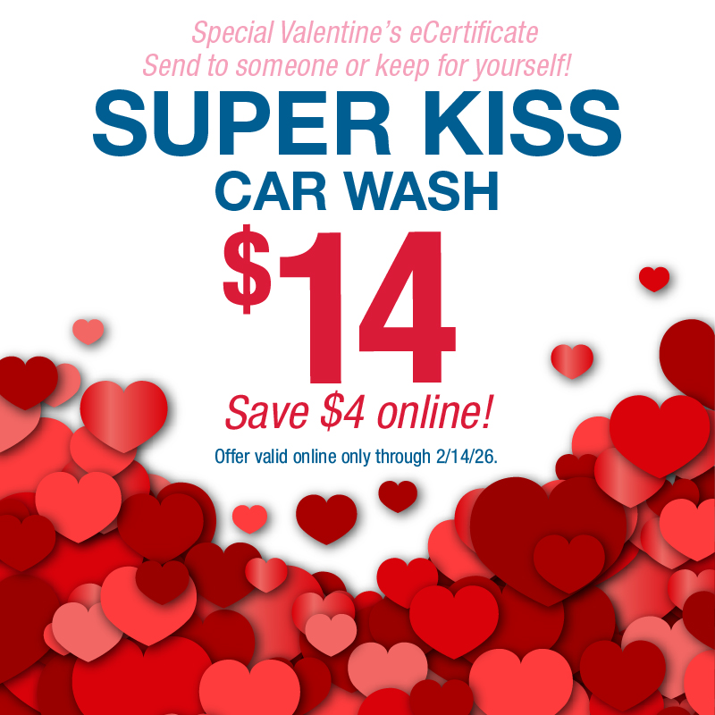 Valentine's Day Super Kiss $15