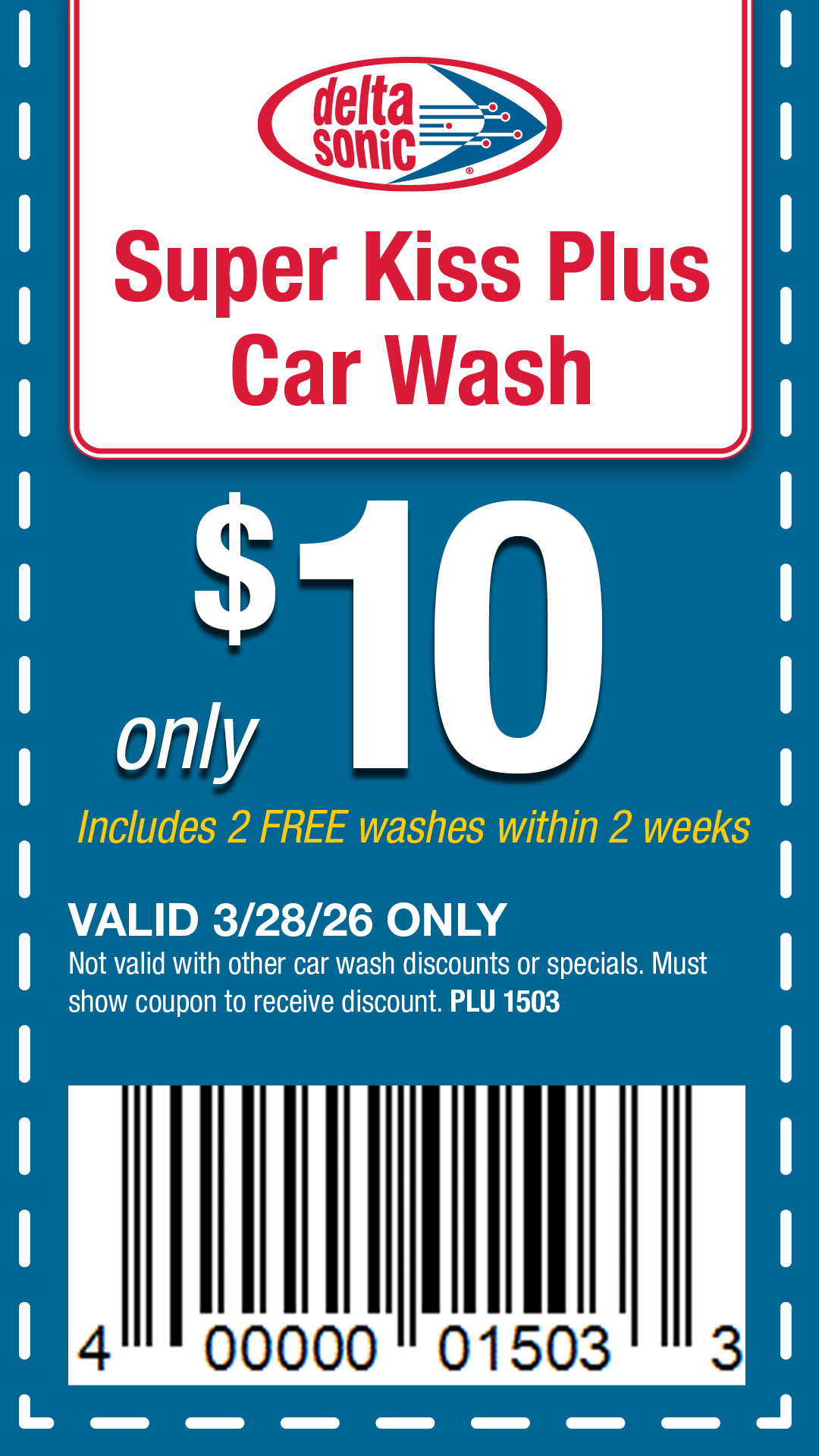 super kiss plus car wash $10 plu 1503