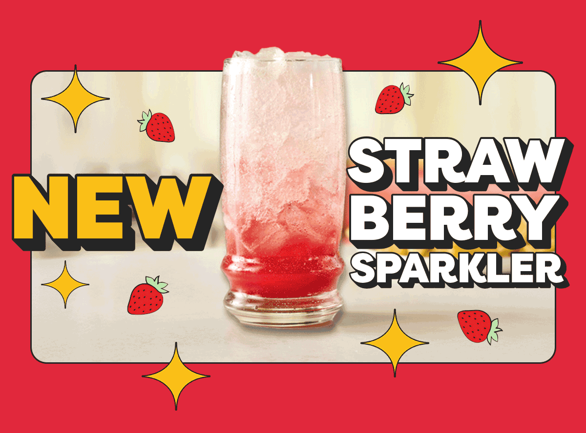 NEW STRAWBERRY SPARKLER