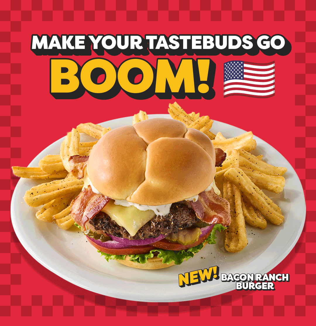 BOOM BACON RANCH BURGER