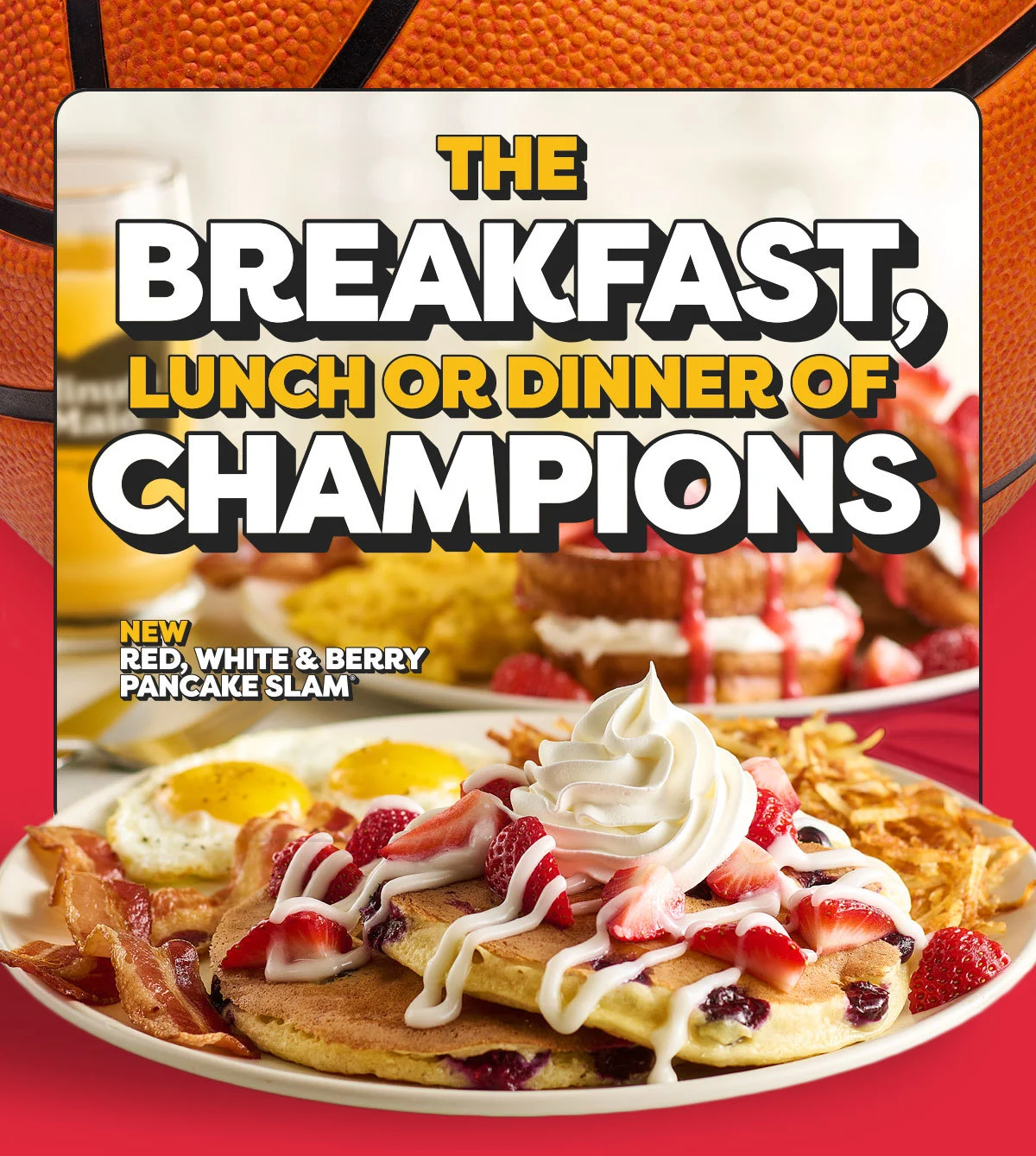 The breakfast, lunch or dinner of champions