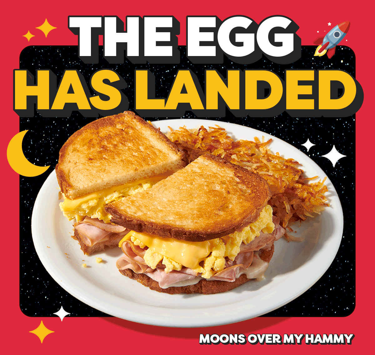 THE EGG HAS LANDED