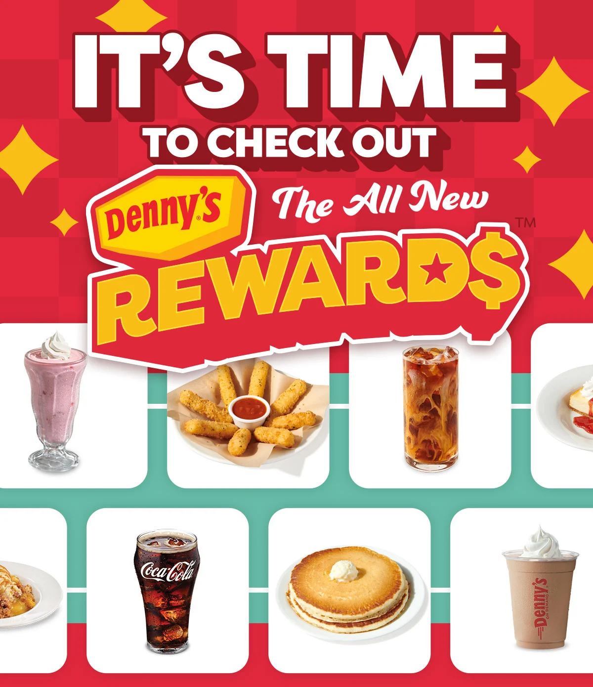 It's Time to checkout the All New - Denny's Rewards