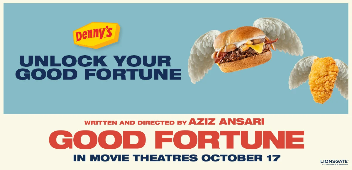 Dennys - Unlock Your Good Fortune - Written and Directed by Aziz Ansari - Good Fortune in Movie Theatres October 17