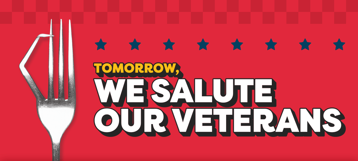 Tomorrow, We Salute Our Veterans