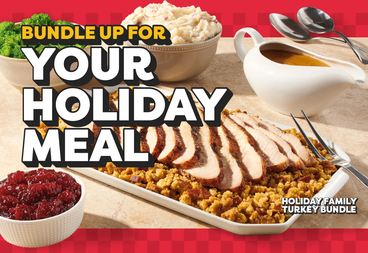 Bundle Up For Your Holiday Meal - Holiday Family Turkey Bundle