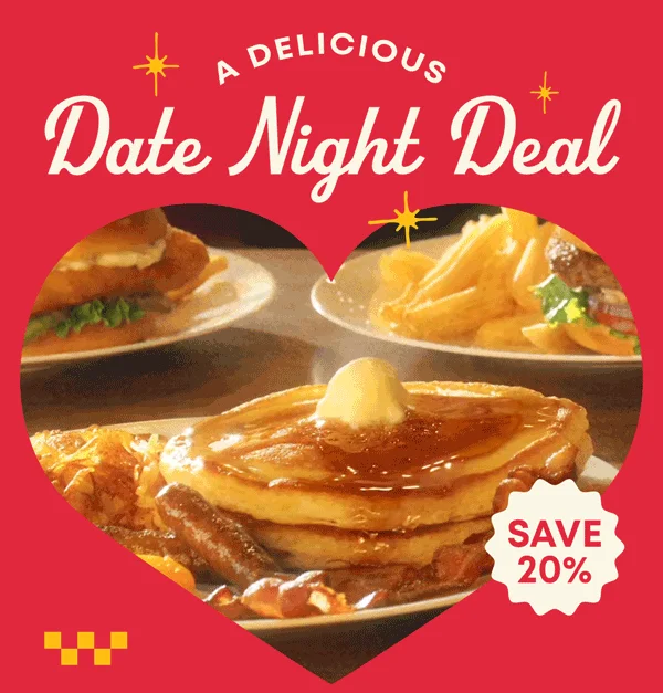 A Delicious Date Night Deal - Save 20%
