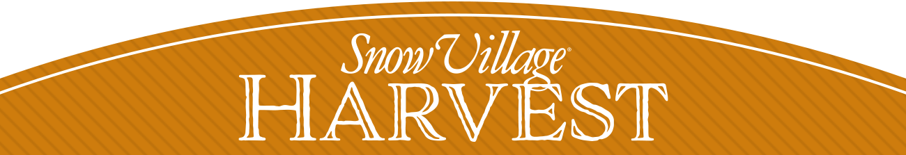 Snow Village Harvest, Now Shipping, New Introductions