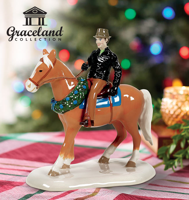 Elvis & Rising Sun figurine