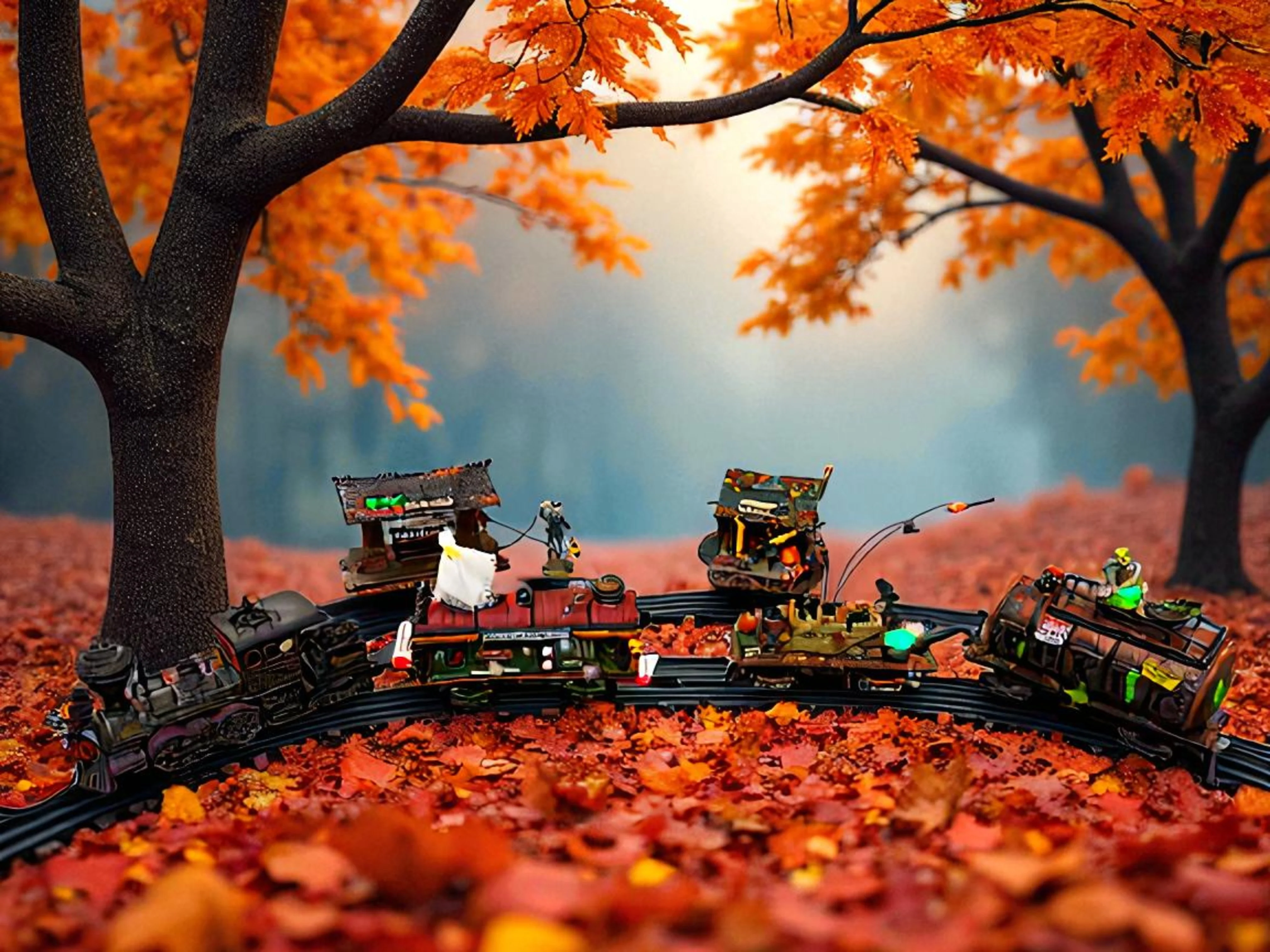 Image of Rickety Railroad's Creepy Rails & Cars
