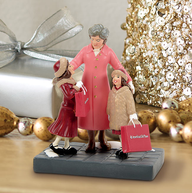 Grandmother with two granddaughters embracing 