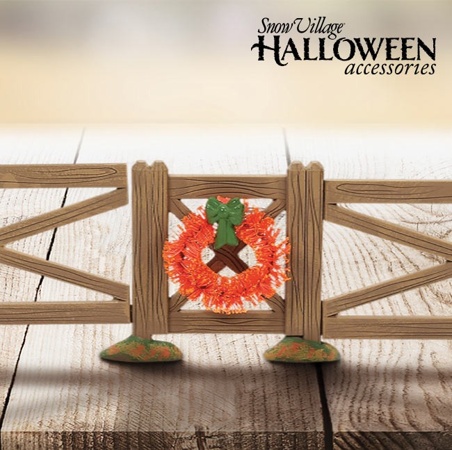 Brown Crossbuck Fence Set