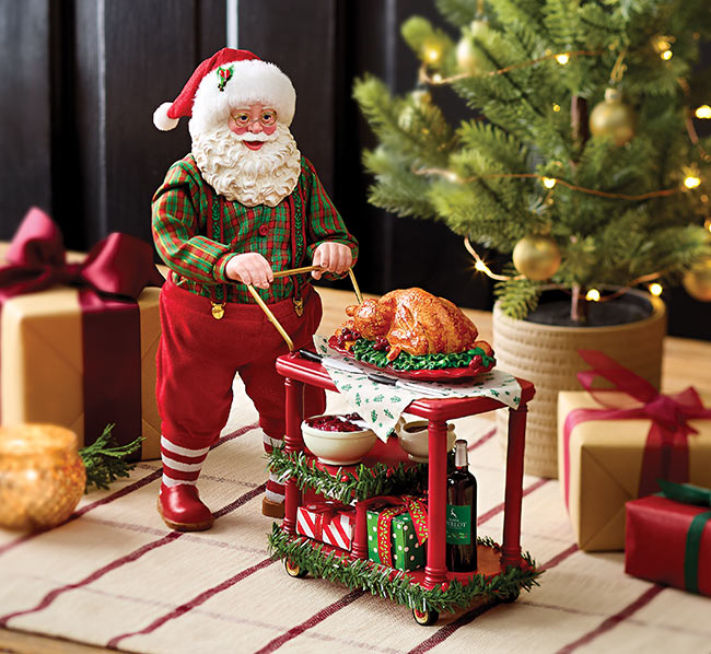Santa delivers holiday cheer — and the perfect turkey.