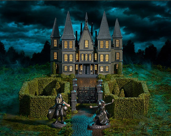The foreboding Malfoy Manor is the home of Lucious and Narcissa Malfoy and their son, Draco