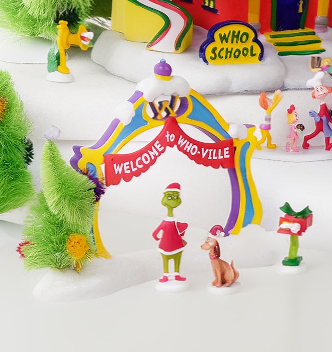 Grinch Archway Welcoming the Residents of Who-Ville