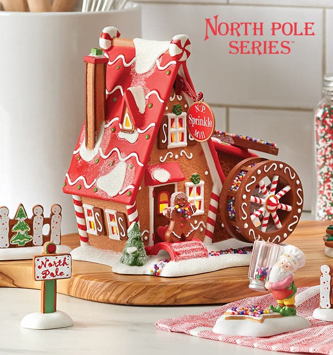 our Sprinkle Mill is bound to warm hearts as well as your holiday cookies do!