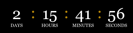 Department 56 Black Friday Countdown
