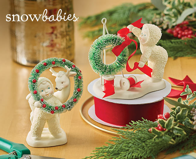 Snowbabies Christmas Jubilee figurines filled with holiday cheer and timeless charm