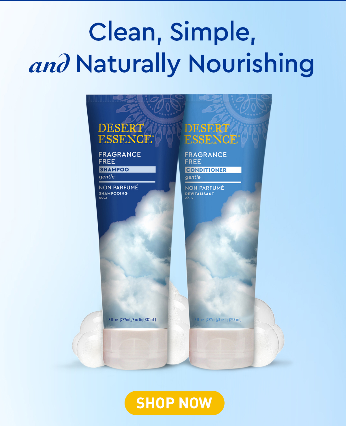 Clean, Simple, and naturally nourishing! 