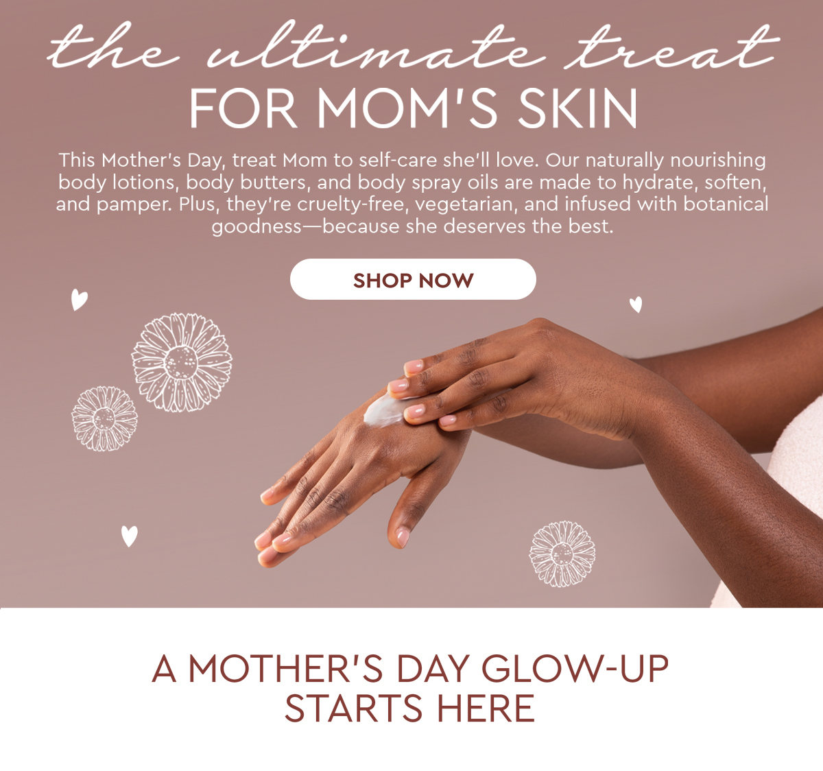 The ultimate treat for moms' skin! 