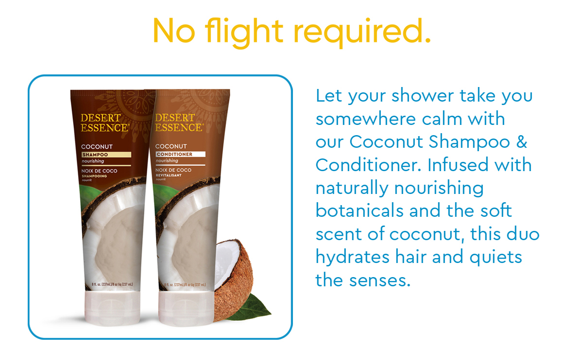 SHOP COCONUT SHAMPOO AND CONDITIONER! 