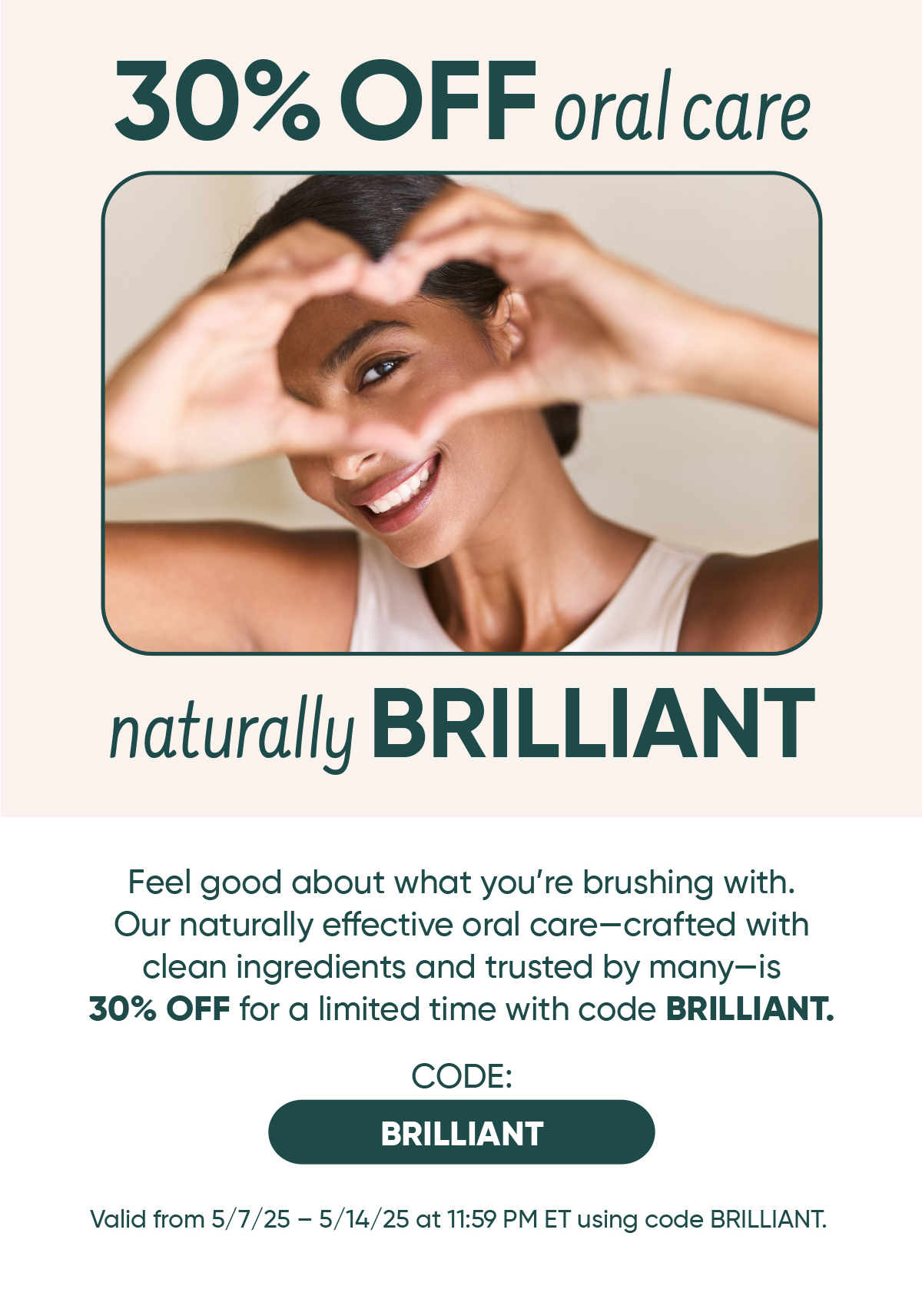 30% off oral care! Shop now! 