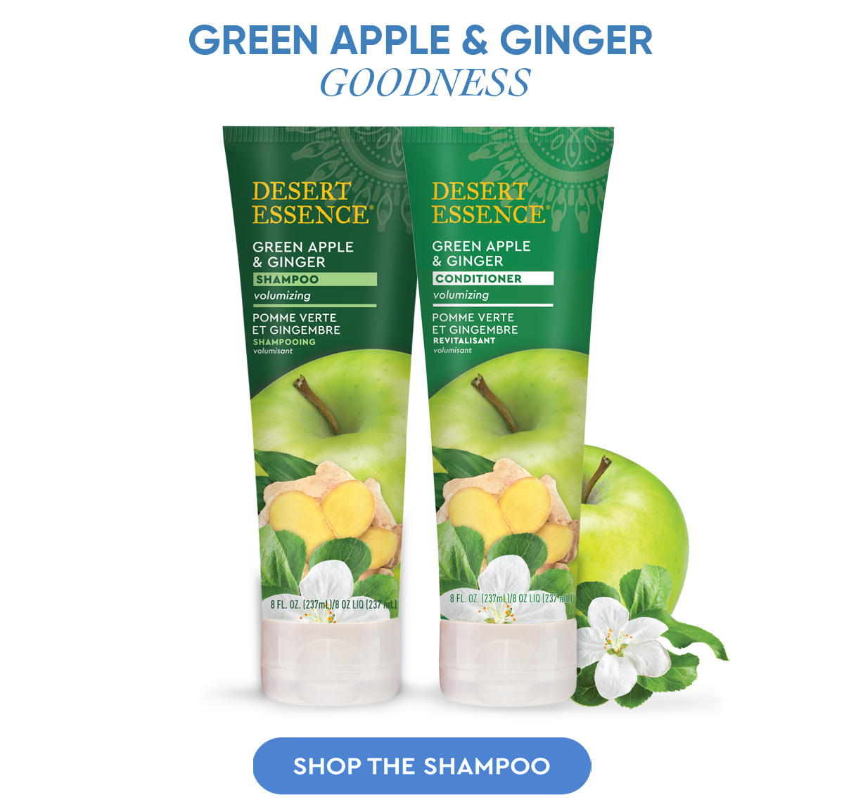 SHOP GREEN APPLE AND GINGER SHAMPOO 