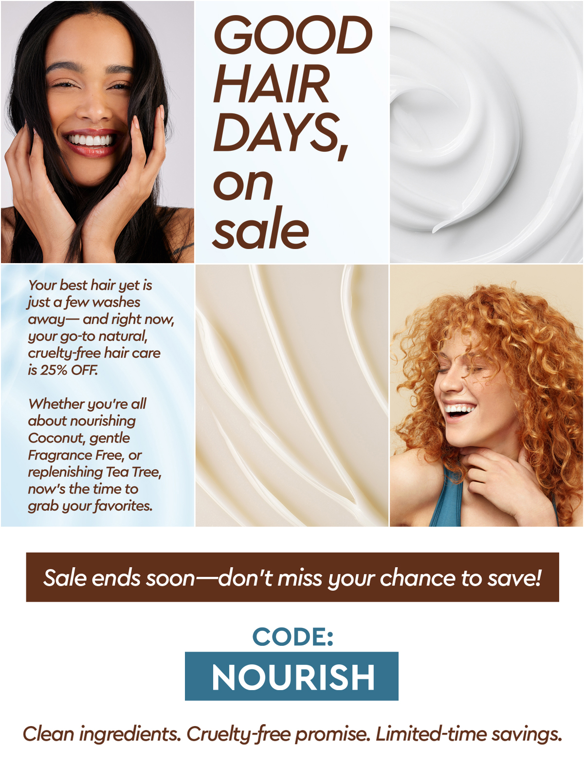 SHOP 25% OFF HAIR CARE NOW! 