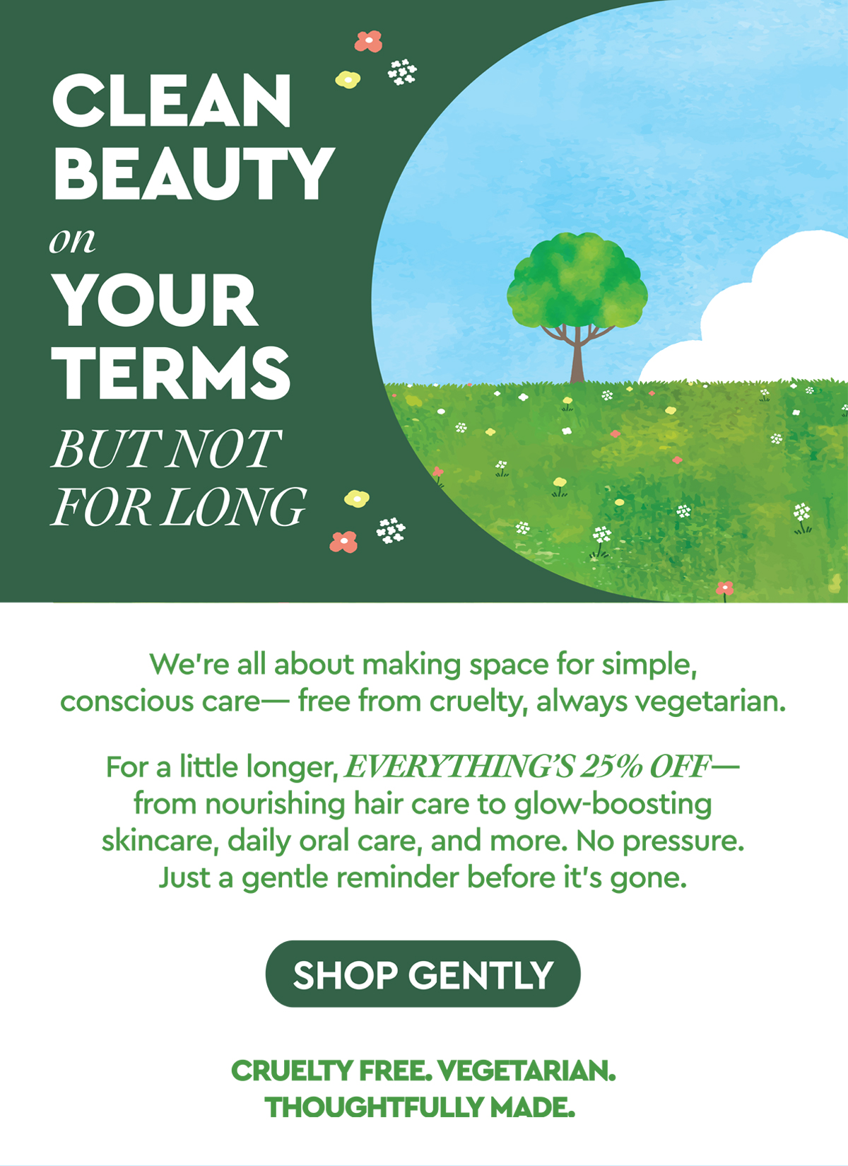 Shop 25% off Sitewide - Ends soon! 