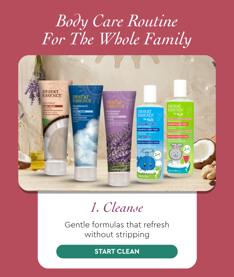 Cleanse Gentle formulas that refresh without stripping