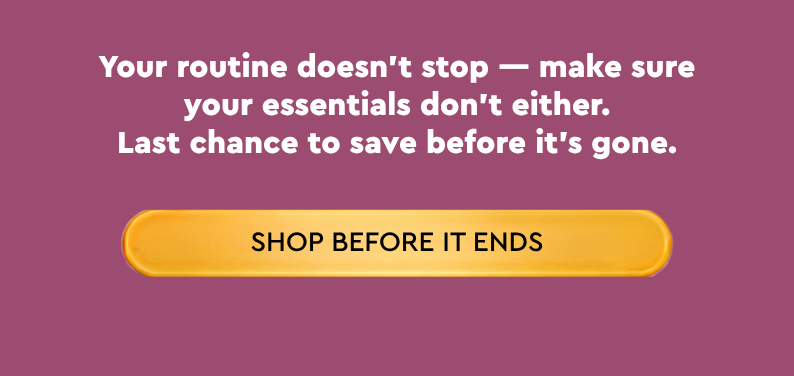 SHOP BEFORE IT ENDS