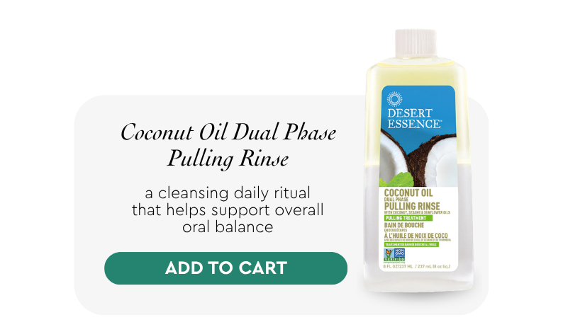 Coconut Oil Dual Phase Pulling Rinse