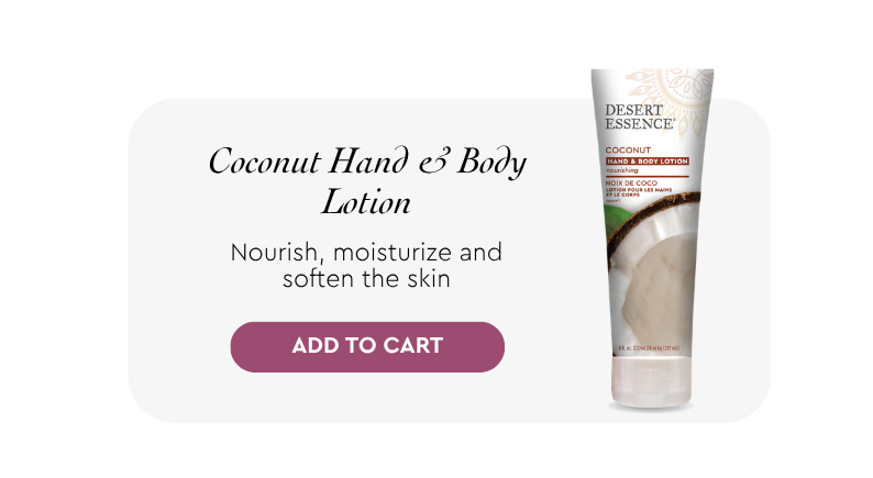 Coconut hand and body lotion