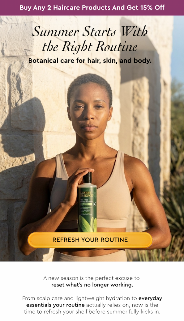 Botanical care for hair, skin, and body