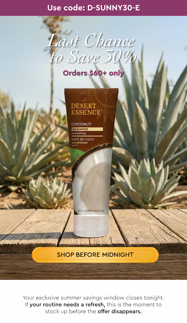 30% OFF $60+