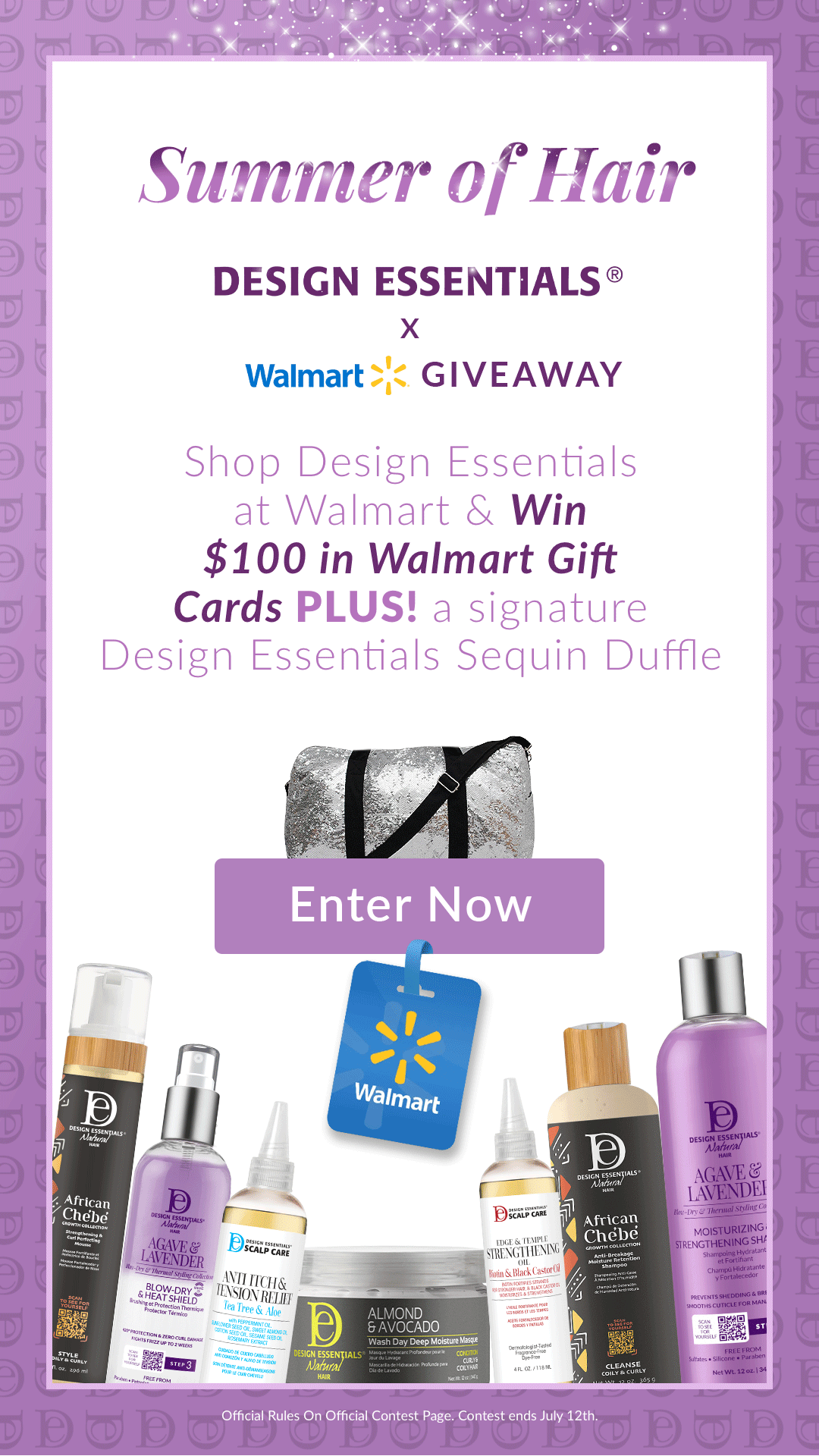 Enter to Win $100 & more from Design Essentials & Walmart 