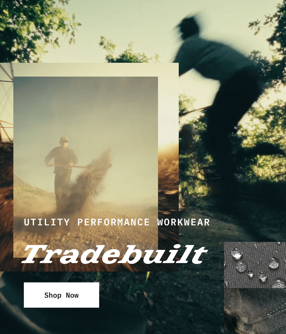 Utility Performance Workwear. Tradebuilt. Shop Now.
