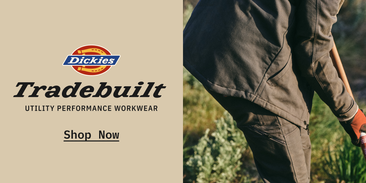 Tradebuilt. Utility Performance Workwear. Shop Now.